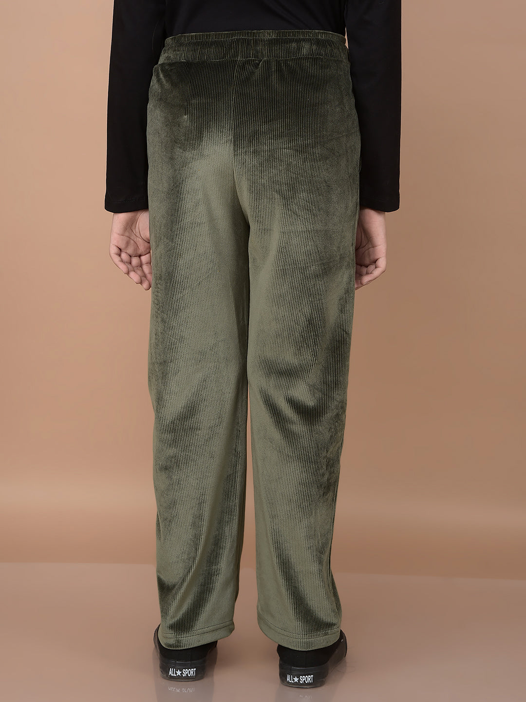 Olive Trackpants-Girls Trackpants-Crimsoune Club