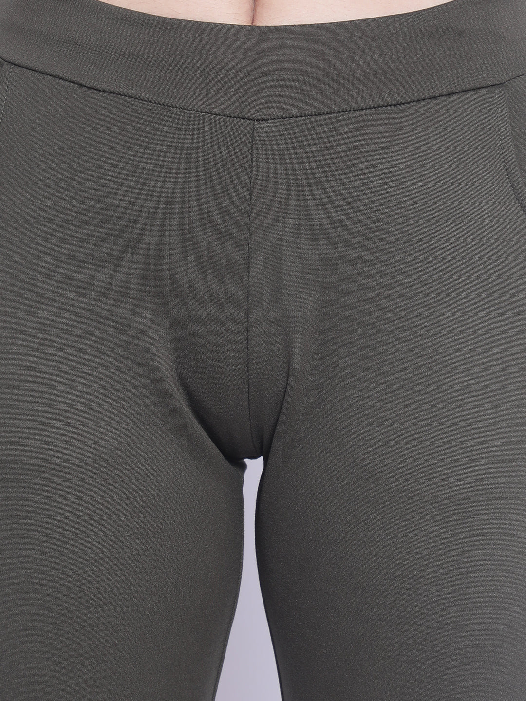Olive Trackpants.-Women Trackpants-Crimsoune Club