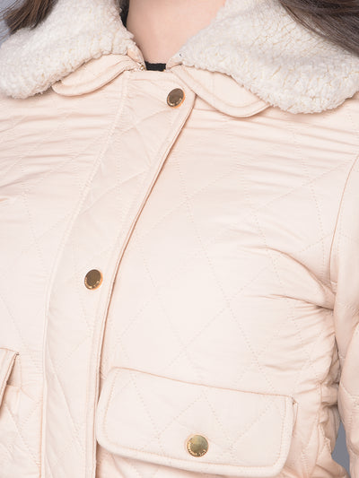 Cream Jacket-Women Jackets-Crimsoune Club