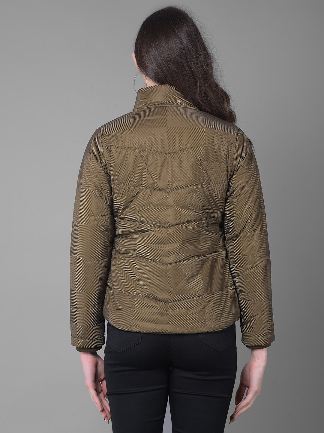 Olive Jacket-Women Jackets-Crimsoune Club