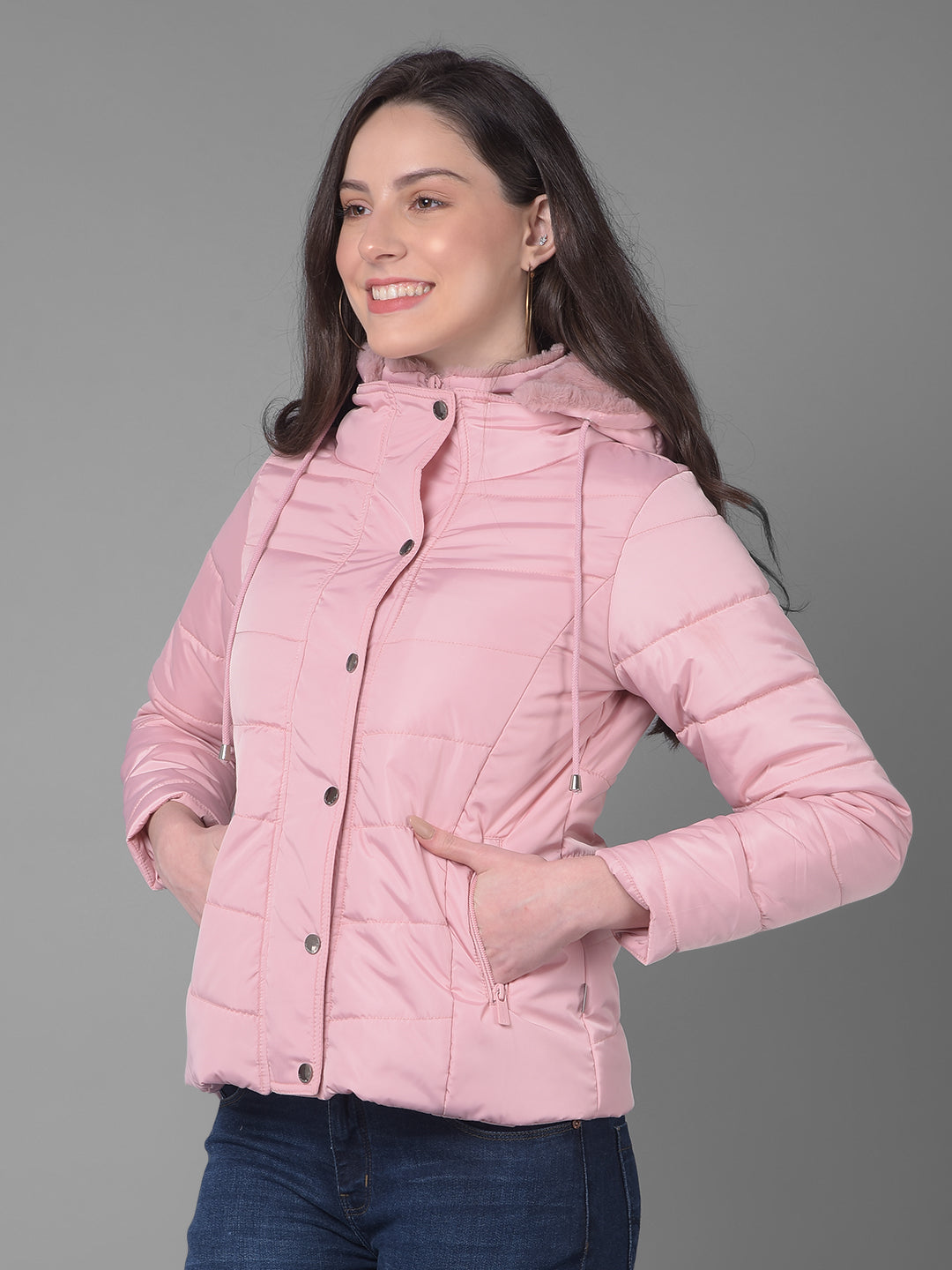 Pink Jacket-Women Jackets-Crimsoune Club
