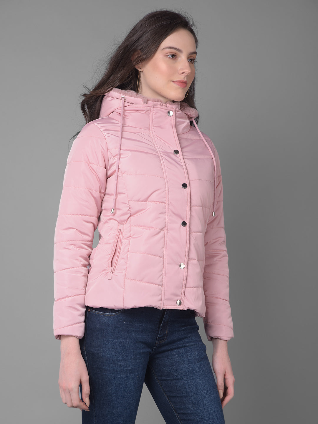 Pink Jacket-Women Jackets-Crimsoune Club