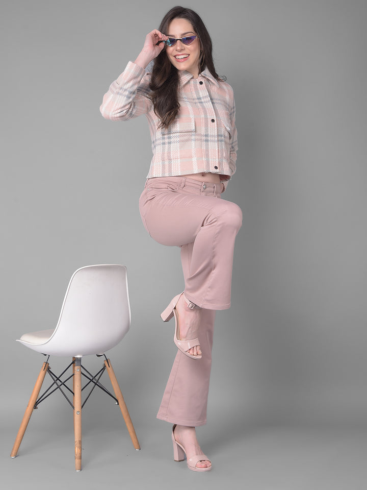 Peach Jacket-Women Jackets-Crimsoune Club