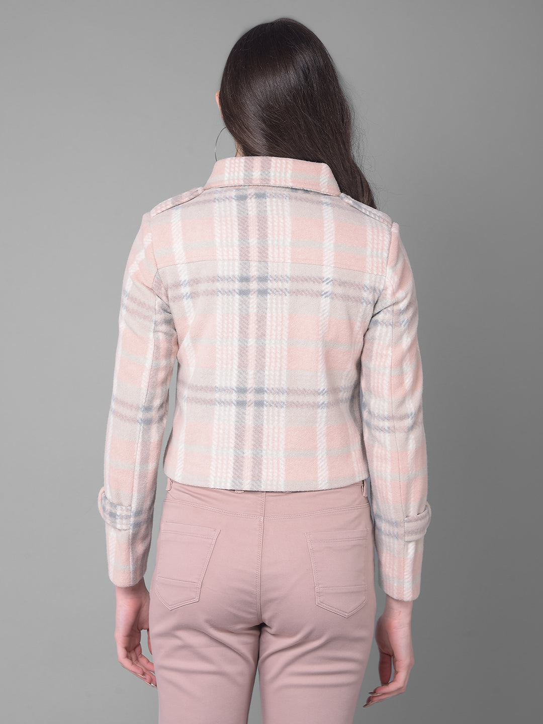Peach Jacket-Women Jackets-Crimsoune Club