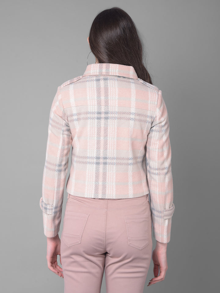 Peach Jacket-Women Jackets-Crimsoune Club