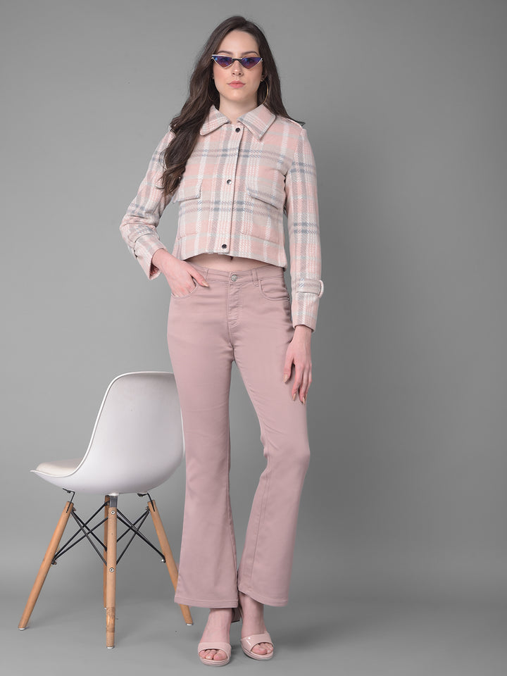 Peach Jacket-Women Jackets-Crimsoune Club