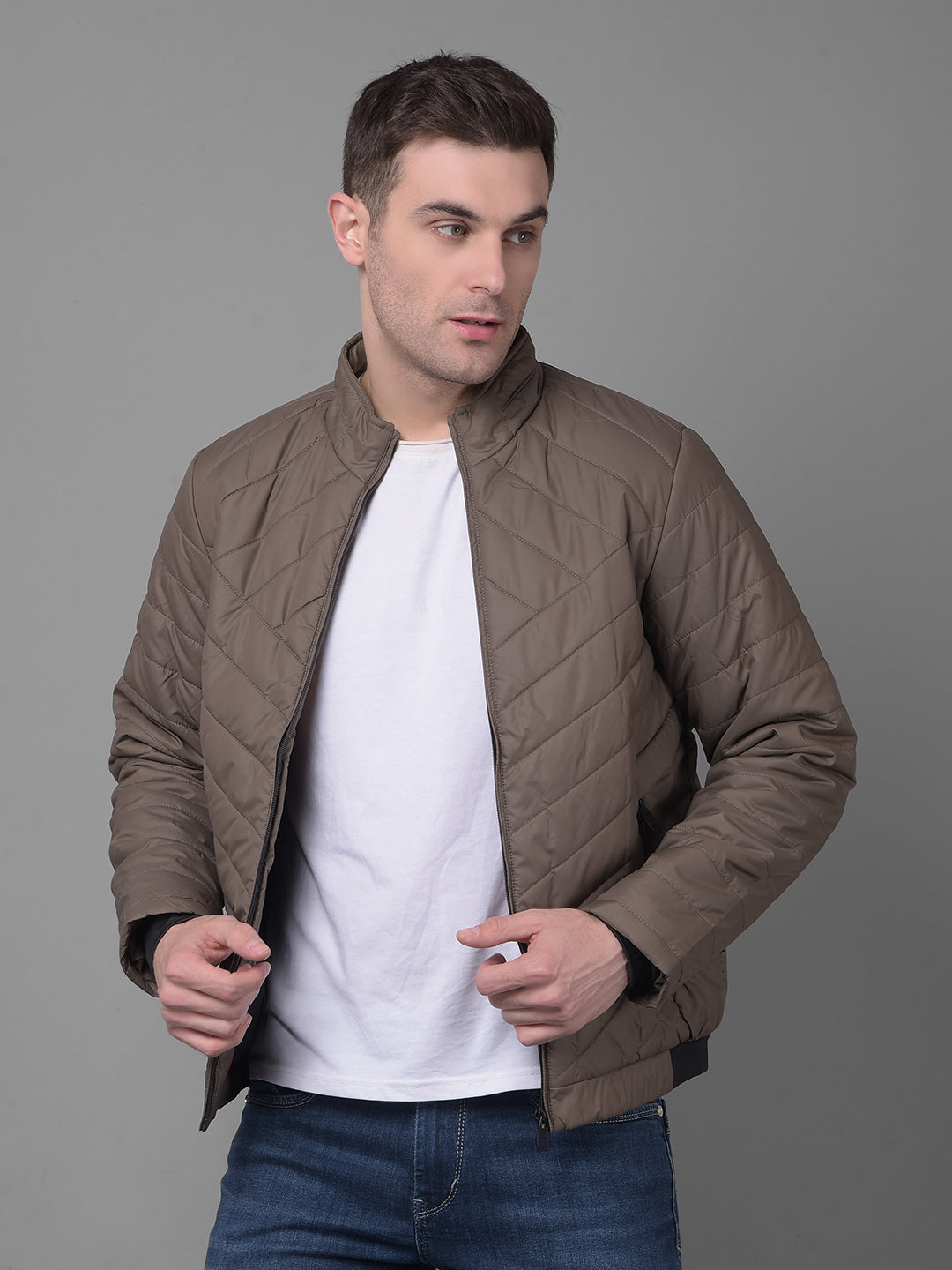 Brown Jacket-Men Jackets-Crimsoune Club