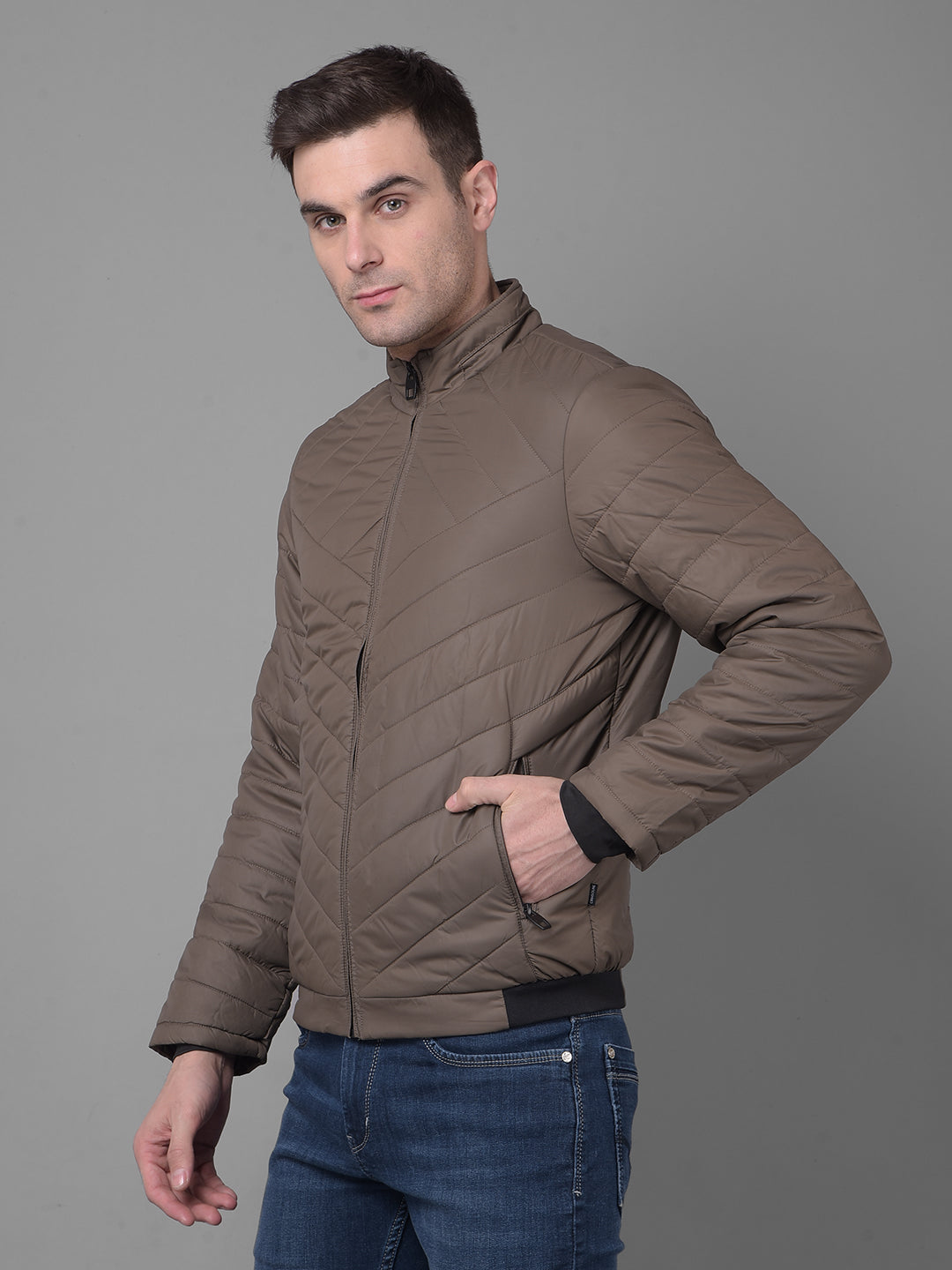 Brown Jacket-Men Jackets-Crimsoune Club