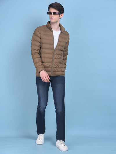Puffer Jacket in Copper Color-Men Jacket-Crimsoune Club