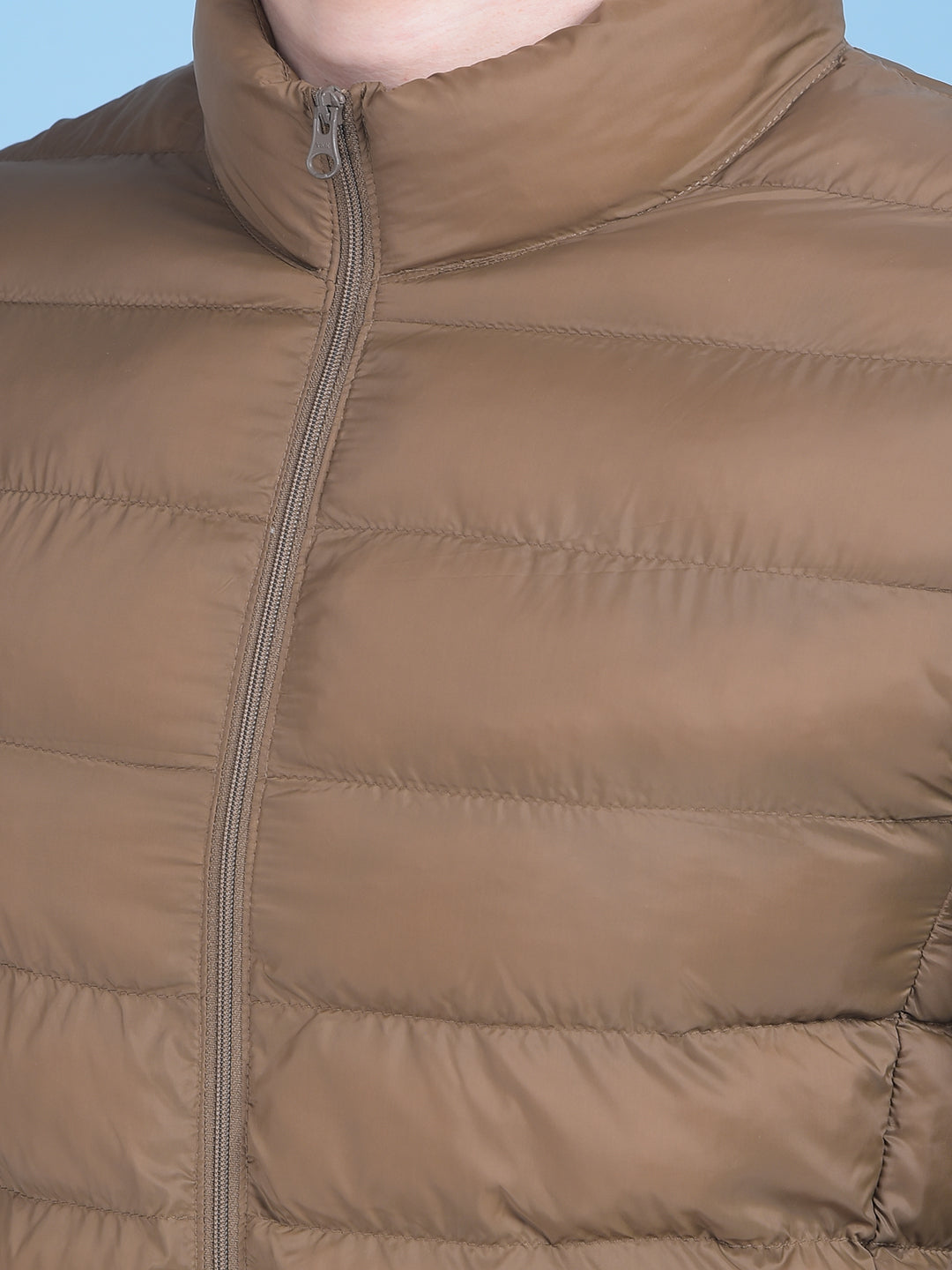 Puffer Jacket in Copper Color-Men Jacket-Crimsoune Club
