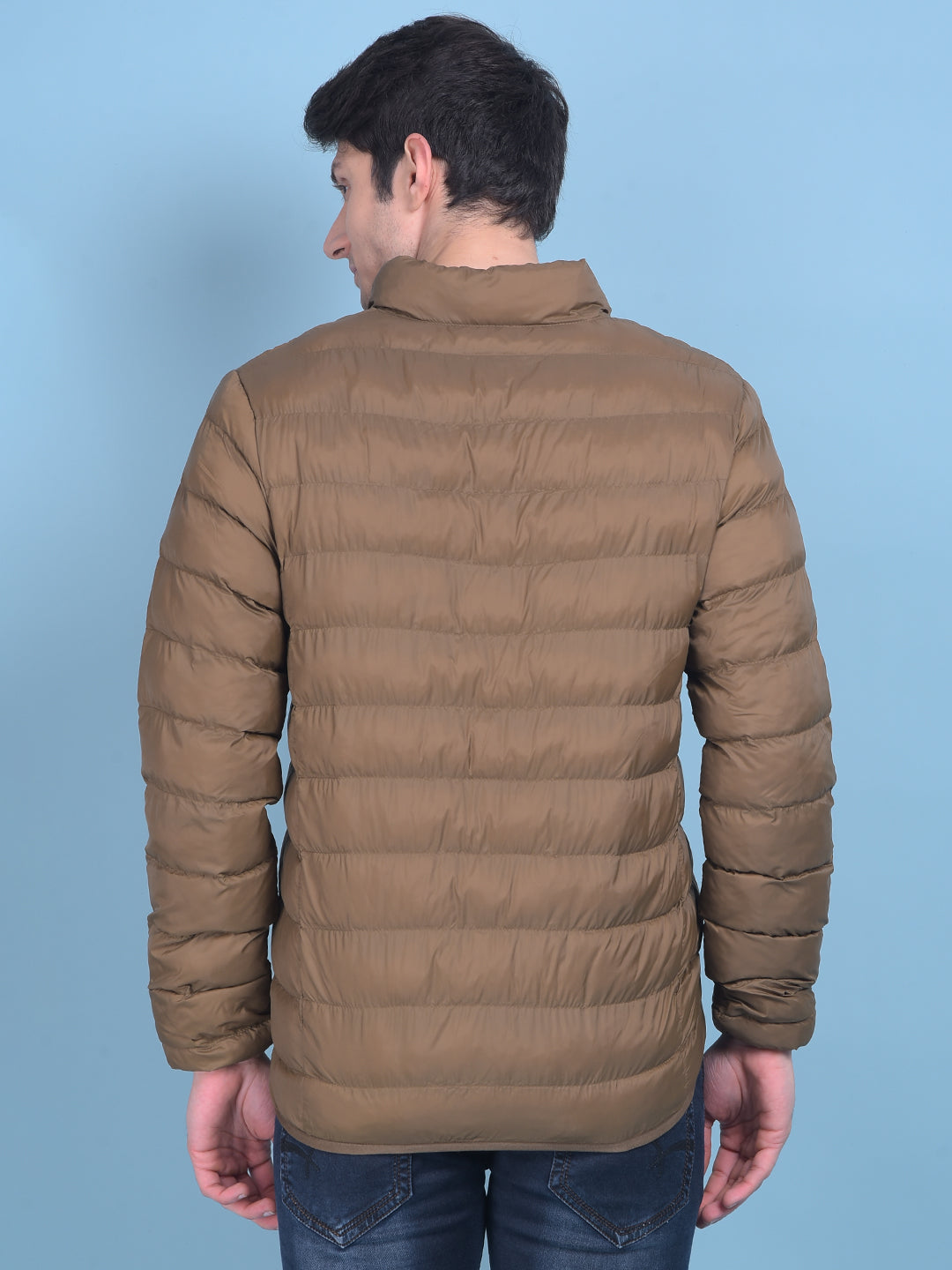 Puffer Jacket in Copper Color-Men Jacket-Crimsoune Club