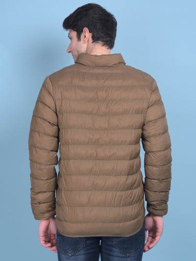 Puffer Jacket in Copper Color-Men Jacket-Crimsoune Club