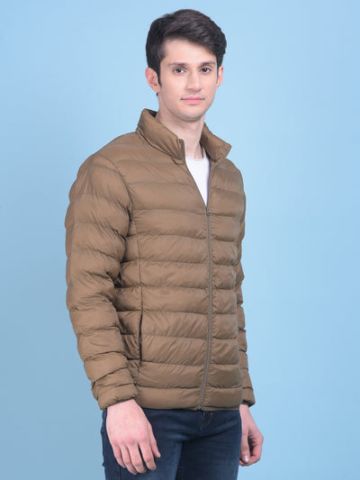 Puffer Jacket in Copper Color-Men Jacket-Crimsoune Club