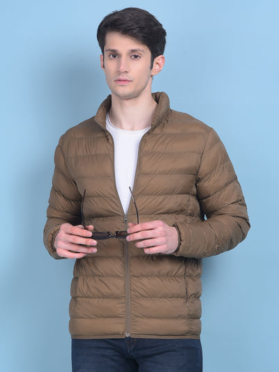 Puffer Jacket in Copper Color-Men Jacket-Crimsoune Club