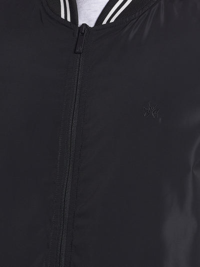 Black Reversible Jacket-Men Jackets-Crimsoune Club