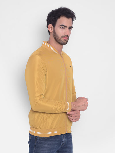 Yellow Bomber Jacket-Men Jackets-Crimsoune Club