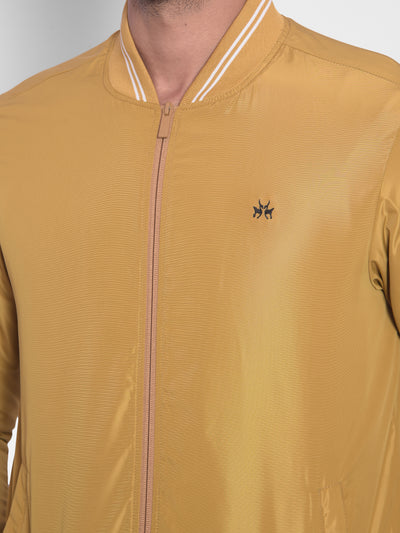 Yellow Bomber Jacket-Men Jackets-Crimsoune Club