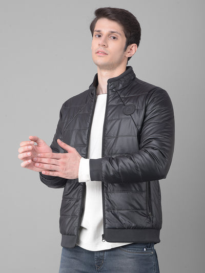 Black Leather Jacket-Men Jackets-Crimsoune Club