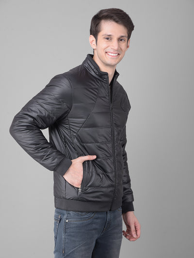 Black Leather Jacket-Men Jackets-Crimsoune Club