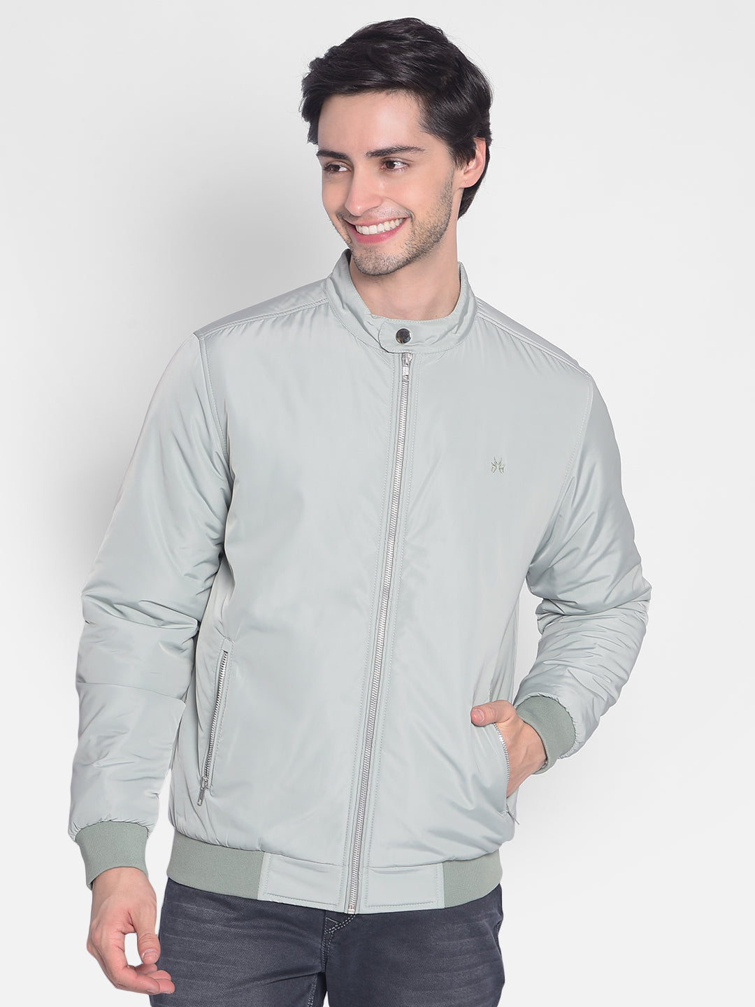 Green Puffer Jacket-Men Jackets-Crimsoune Club