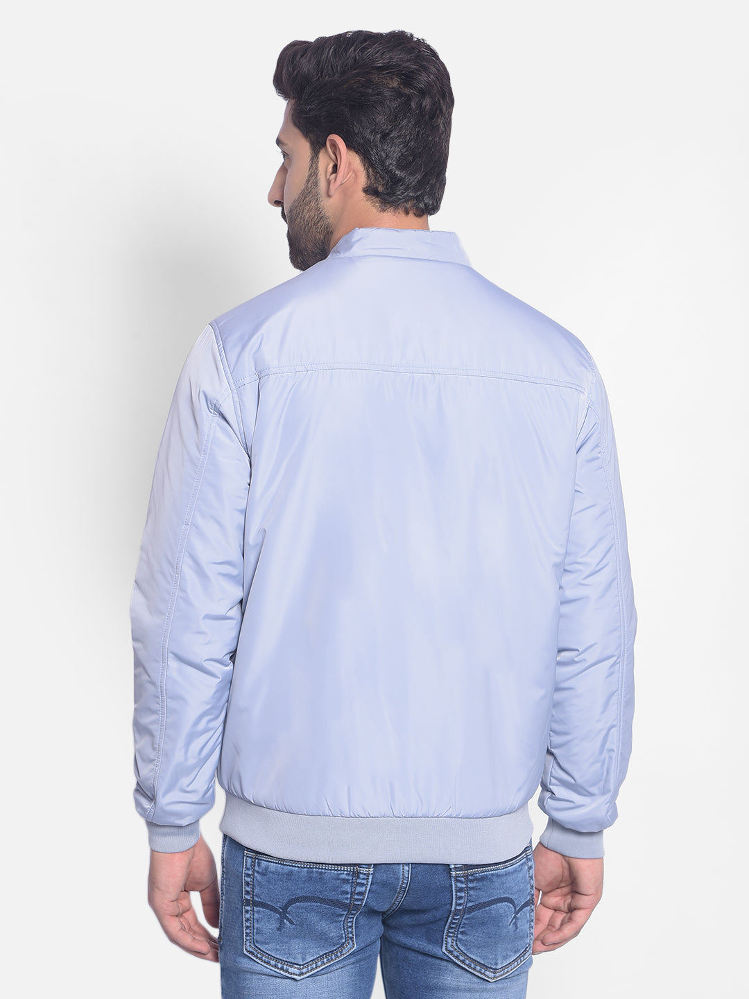 Blue Bomber Jacket-Men Jackets-Crimsoune Club