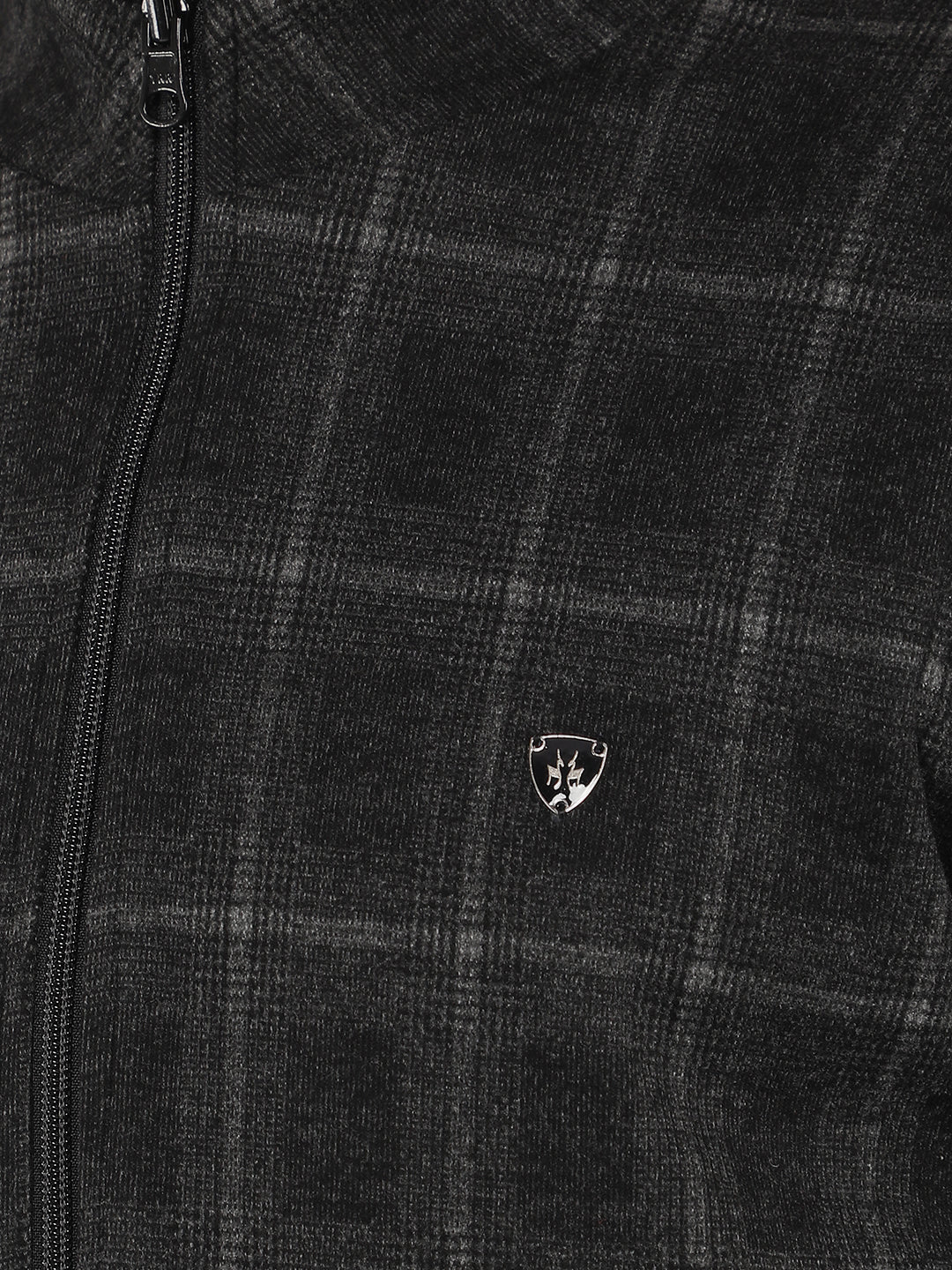 Black Checked Jacket-Men Jackets-Crimsoune Club