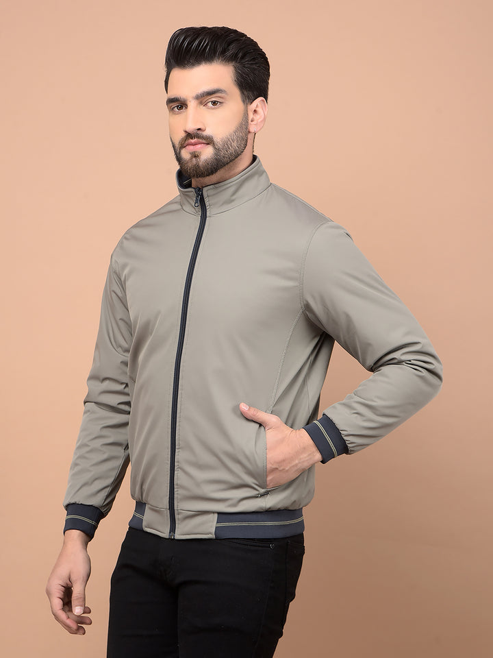 Green Reversible Jacket-Men Jackets-Crimsoune Club