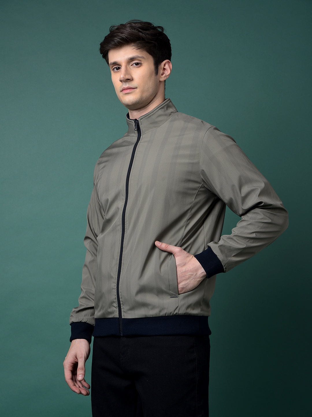 Green Reversible Jacket-Men Jackets-Crimsoune Club