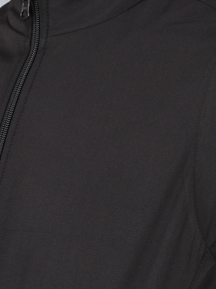 Black Sleeveless Reversible Jacket-Men Jackets-Crimsoune Club