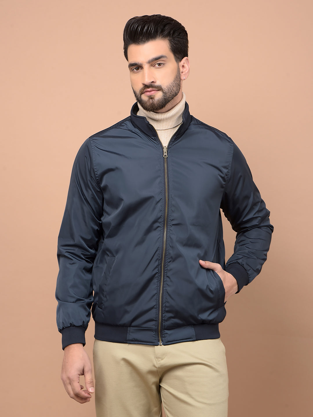 Black Bomber Jacket – Crimsoune Club