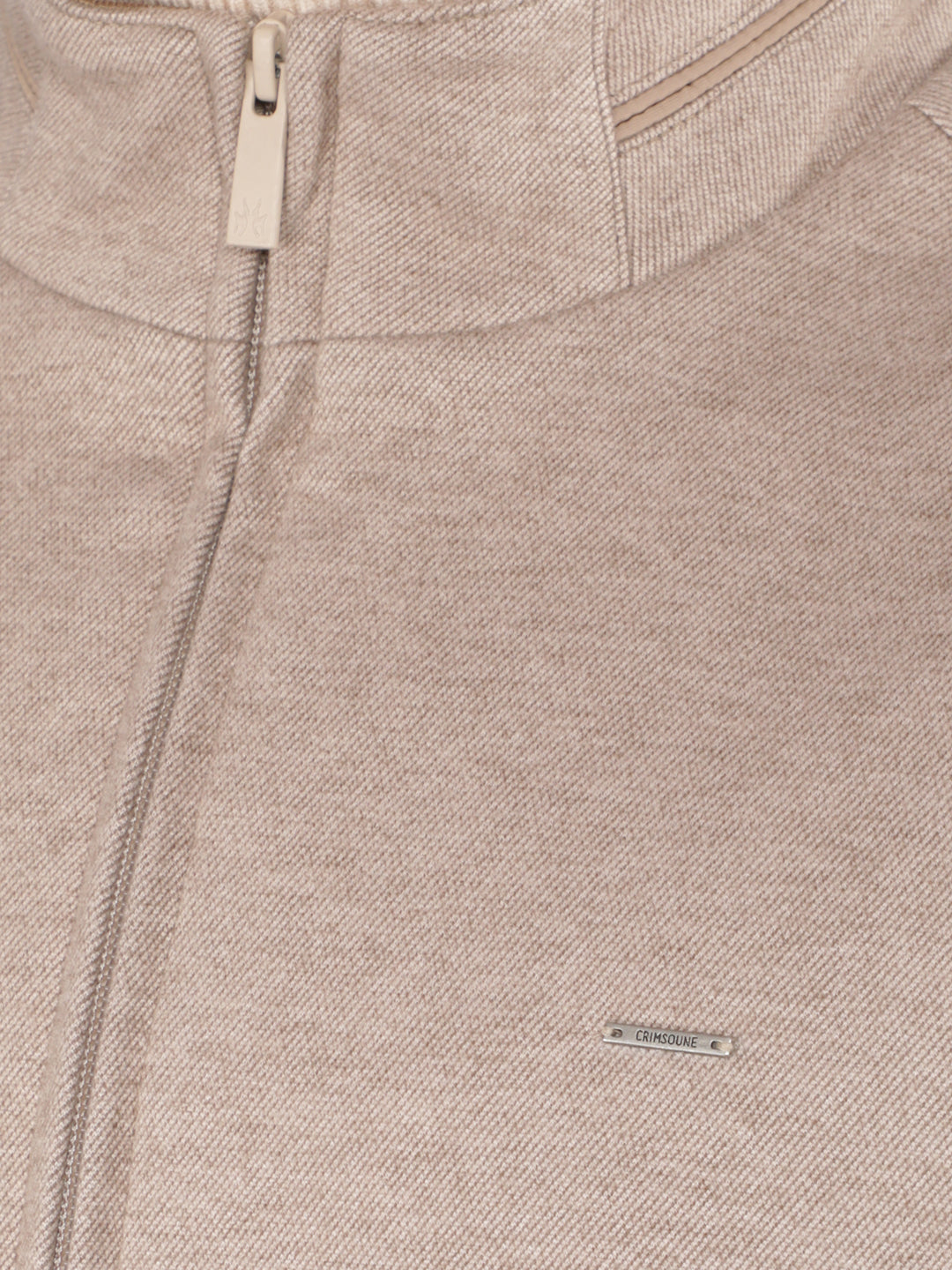 Beige Sleeveless Jacket-Men Jackets-Crimsoune Club