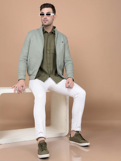 Green Jacket-Men Jackets-Crimsoune Club