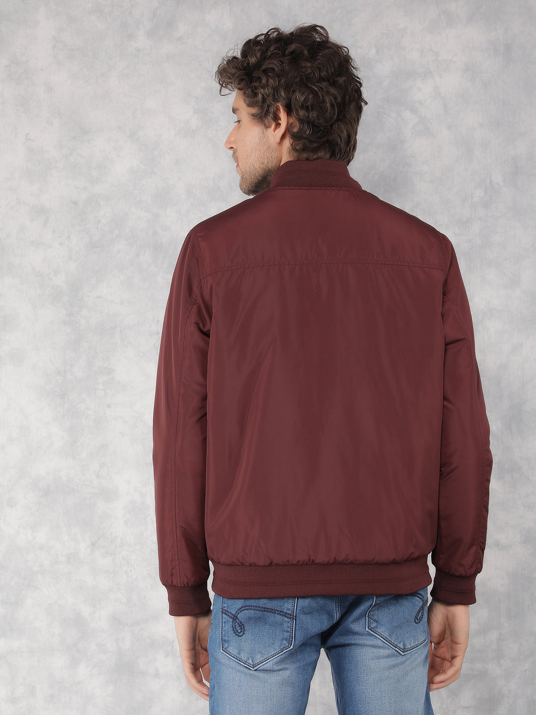 Vivid Wine Jacket-Men Jackets-Crimsoune Club