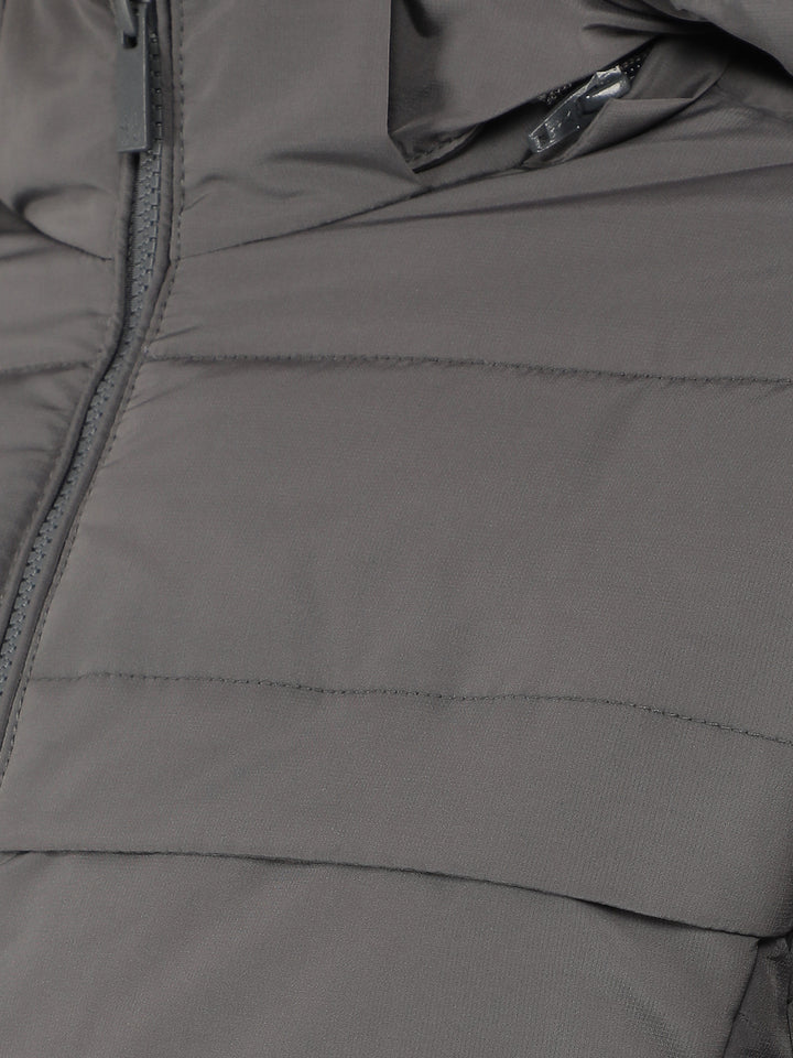 Grey Padded Jacket-Men Jackets-Crimsoune Club