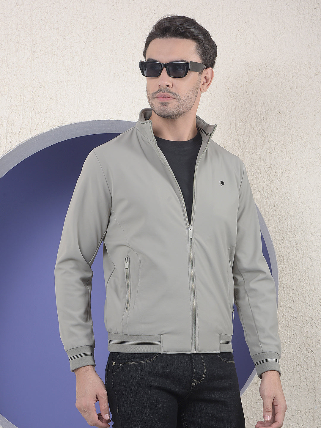 Style Detailing Green Puffer Jacket-Men Jackets-Crimsoune Club