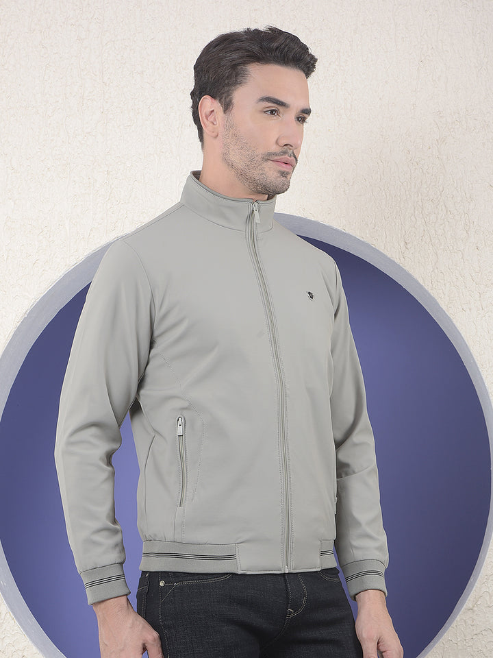 Style Detailing Green Puffer Jacket-Men Jackets-Crimsoune Club