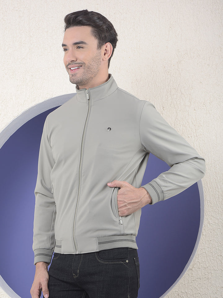 Style Detailing Green Puffer Jacket-Men Jackets-Crimsoune Club
