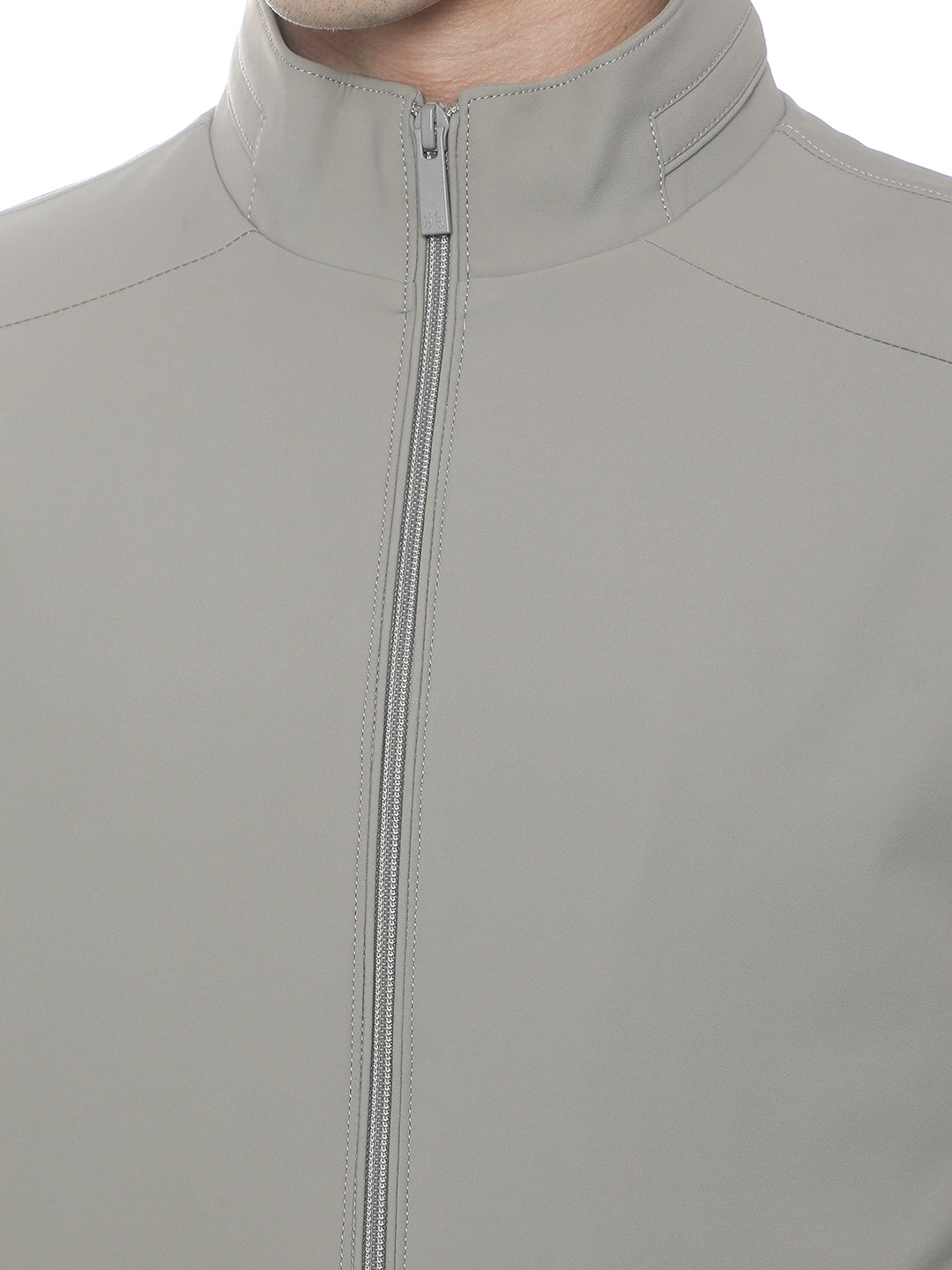 Minimalist Iron Grey Jacket-Men Jackets-Crimsoune Club