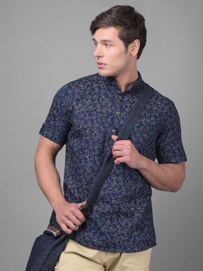 Blue Shirt-Men Shirts-Crimsoune Club