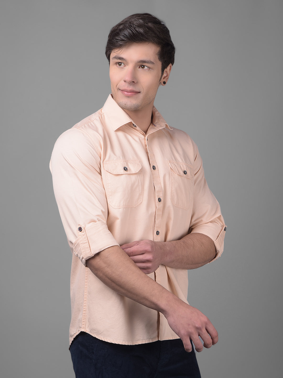 Cream Shirt-Men Shirts-Crimsoune Club