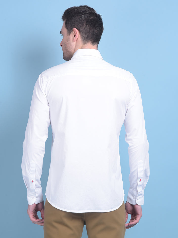 White Shirt-Men Shirts-Crimsoune Club