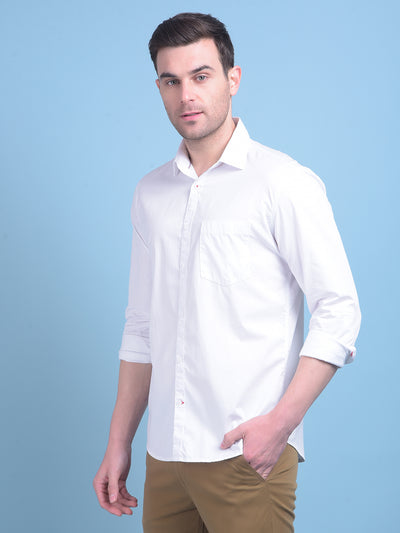 White Shirt-Men Shirts-Crimsoune Club