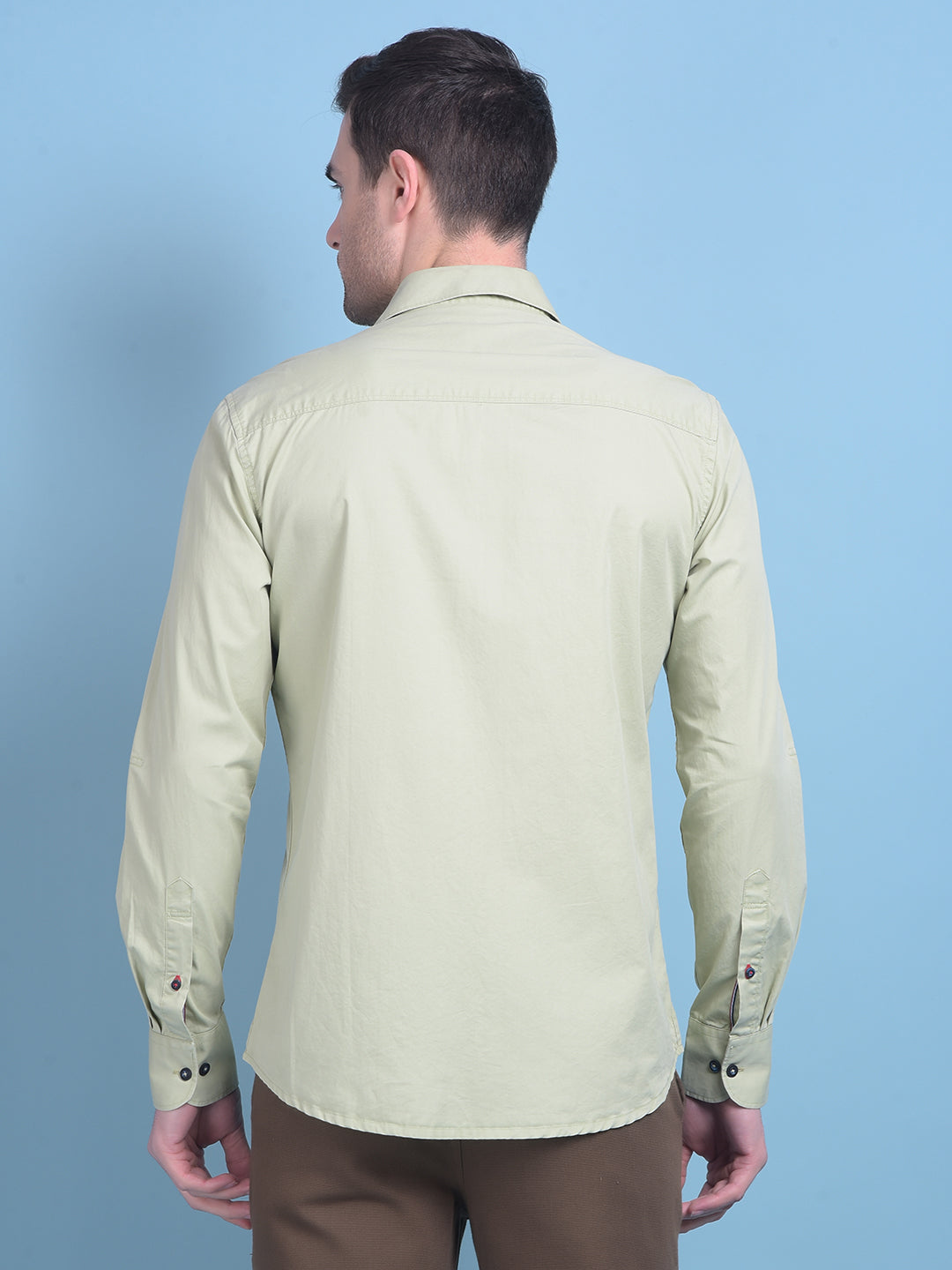 Green Shirt-Men Shirts-Crimsoune Club