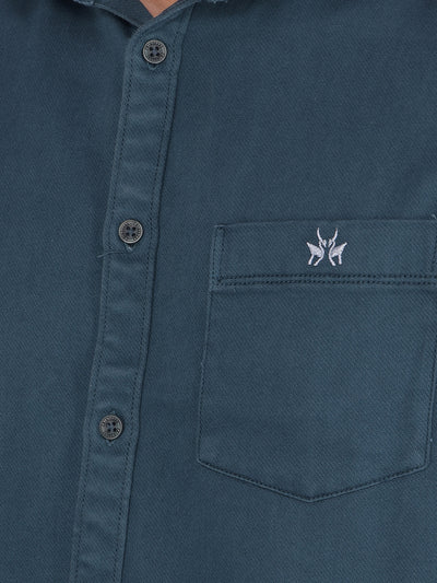 Navy Blue Shirt-Men Shirts-Crimsoune Club