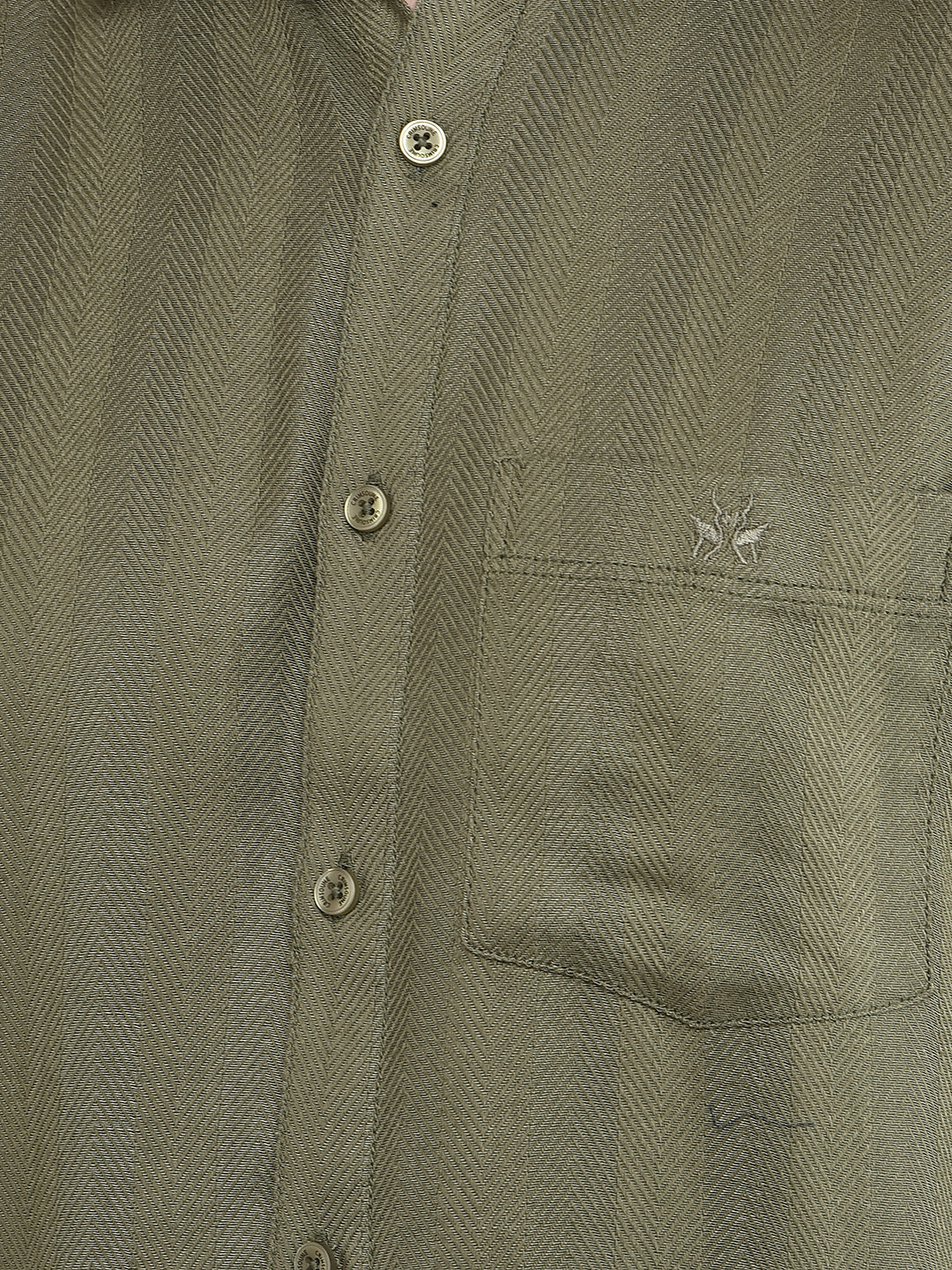 Olive Stripes Shirt-Men Shirts-Crimsoune Club