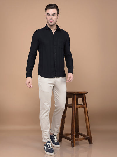 Navy Blue Stripes Shirt-Men Shirts-Crimsoune Club