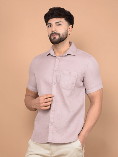 Purple 100% Cotton Shirt-Men Shirts-Crimsoune Club