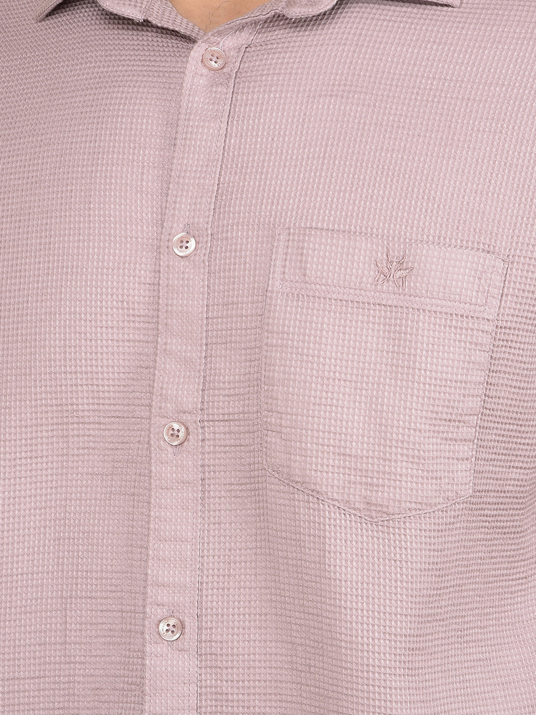 Purple 100% Cotton Shirt-Men Shirts-Crimsoune Club