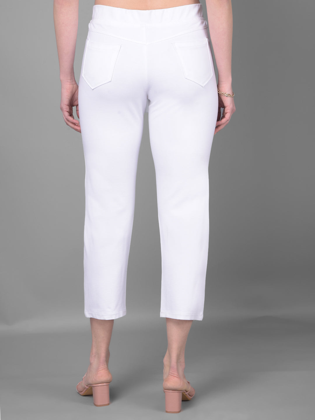 White Treggings-Women Jegging-Crimsoune Club