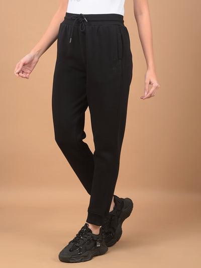 Black Joggers-Women Joggers-Crimsoune Club